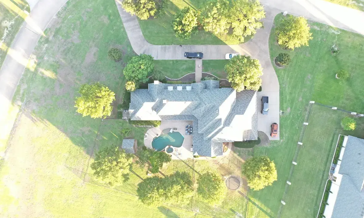 New shingle roof installation on a home in Burton